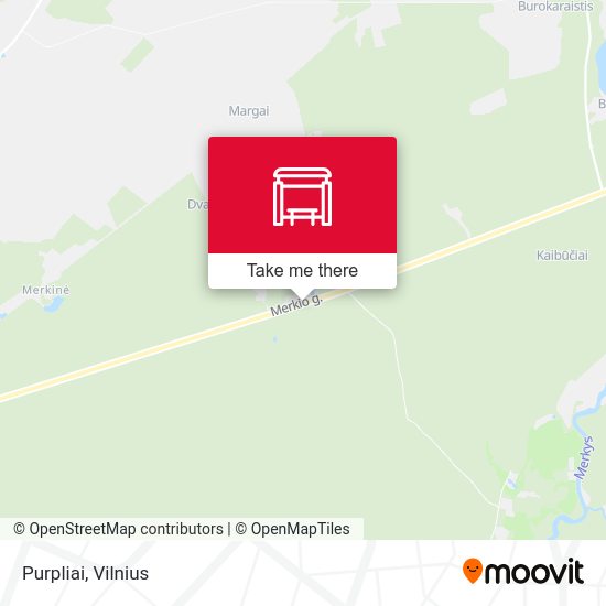 Карта Purpliai