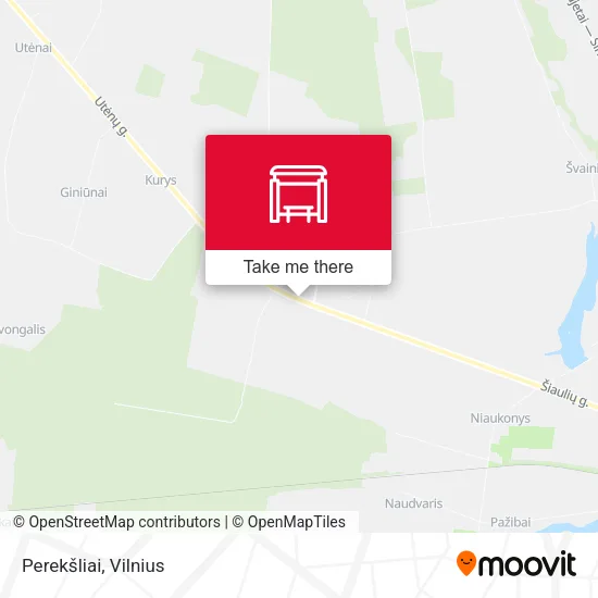 Карта Perekšliai