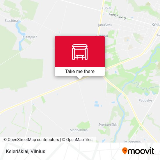 Карта Keleriškiai