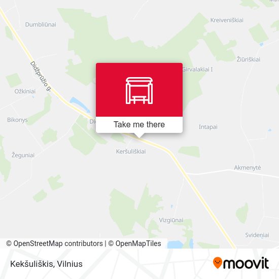Карта Kekšuliškis