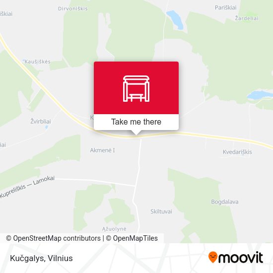 Карта Kučgalys
