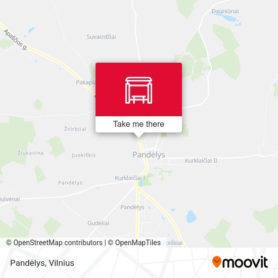 Карта Pandėlys