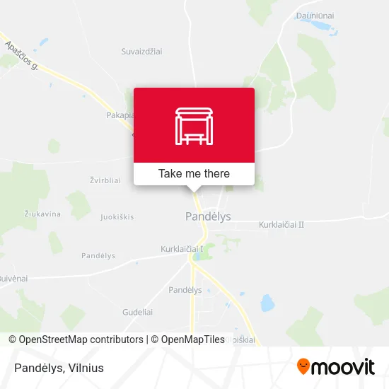 Карта Pandėlys