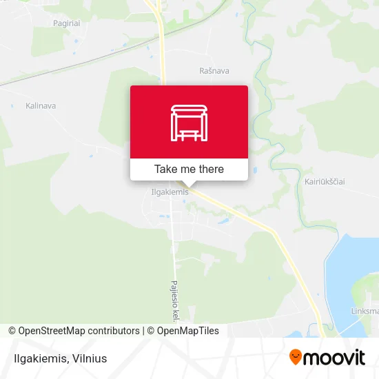Карта Ilgakiemis