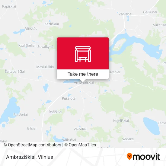 Карта Ambraziškiai
