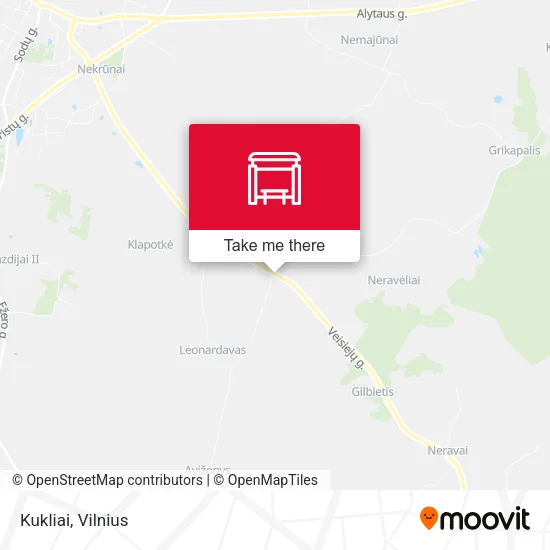 Карта Kukliai