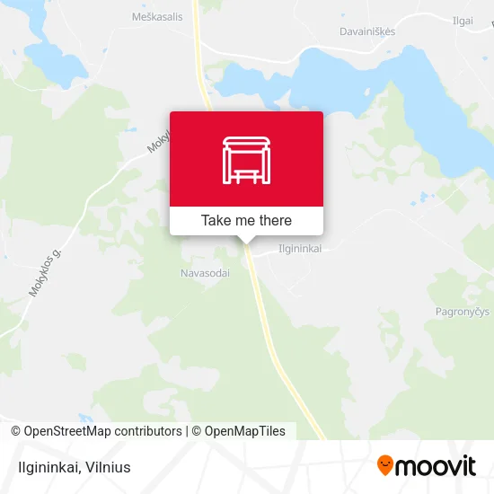 Карта Ilgininkai