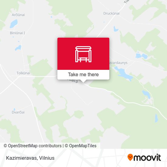 Карта Kazimieravas