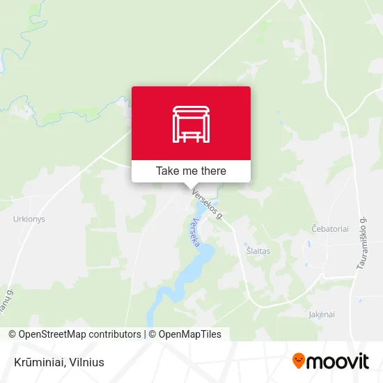 Карта Krūminiai