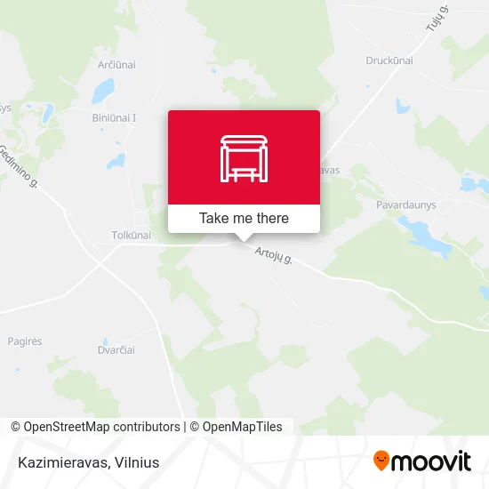 Карта Kazimieravas