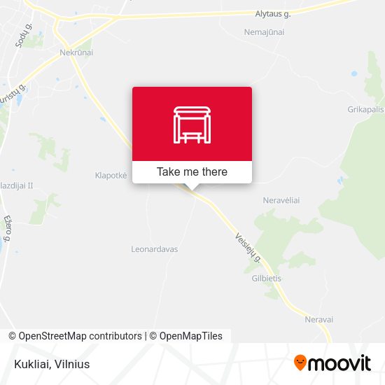 Карта Kukliai