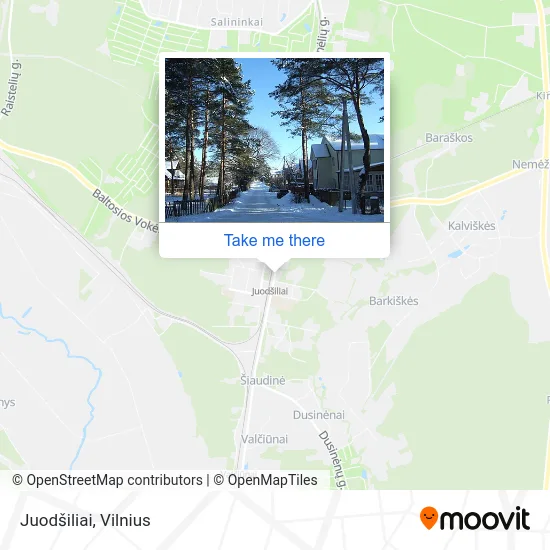 Карта Juodšiliai
