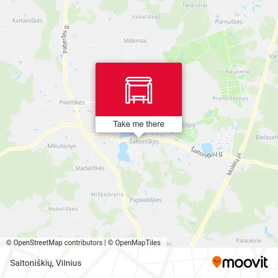 Карта Saltoniškių
