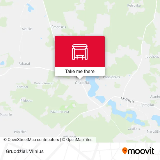 Карта Gruodžiai