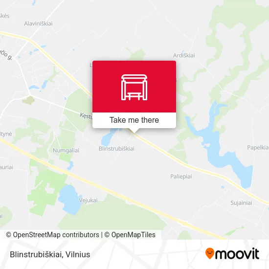 Карта Blinstrubiškiai