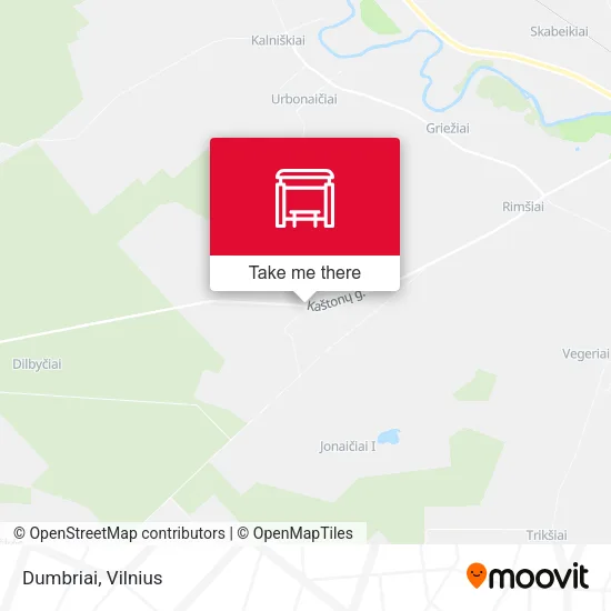 Карта Dumbriai