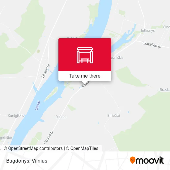 Карта Bagdonys
