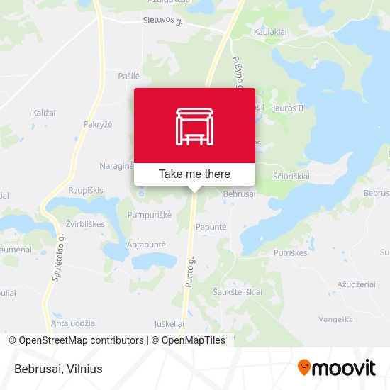 Карта Bebrusai