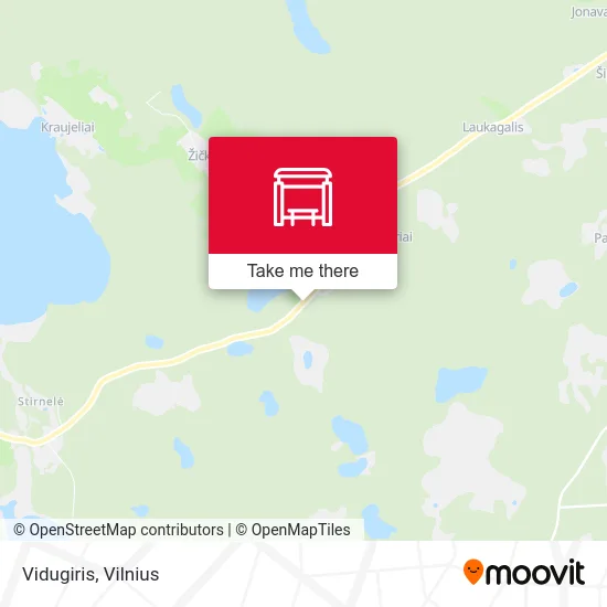 Карта Vidugiris