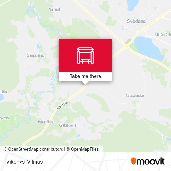 Карта Vikonys