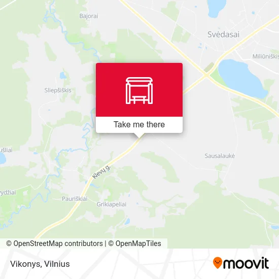 Карта Vikonys