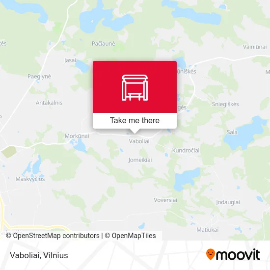 Карта Vaboliai