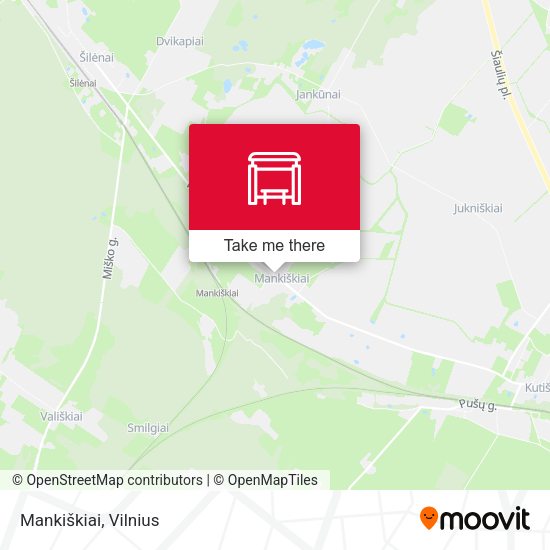 Карта Mankiškiai