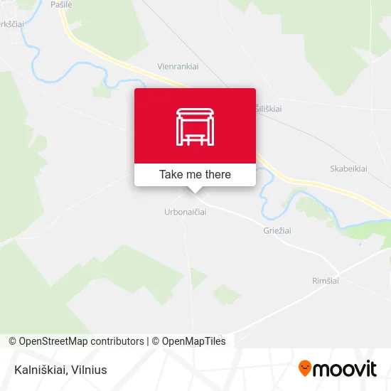 Карта Kalniškiai