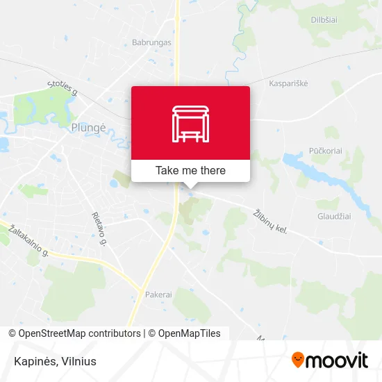 Карта Kapinės