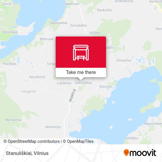 Карта Stanuliškiai