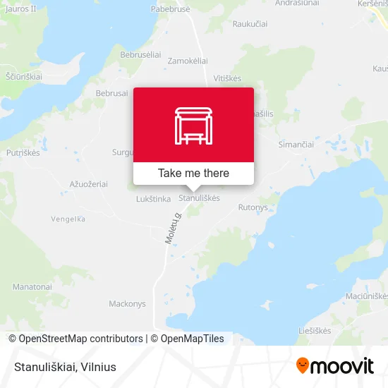 Карта Stanuliškiai