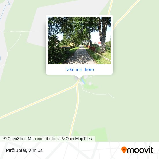 Карта Pirčiupiai