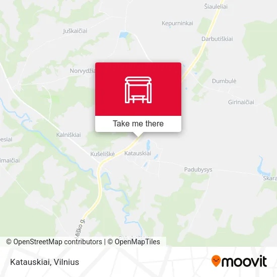 Карта Katauskiai