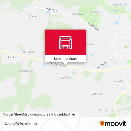Карта Kavoliškis
