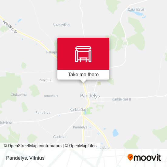 Карта Pandėlys