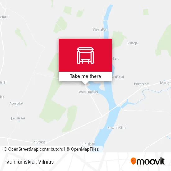 Vainiūniškiai map