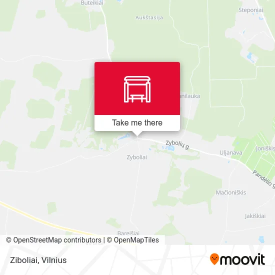 Карта Ziboliai