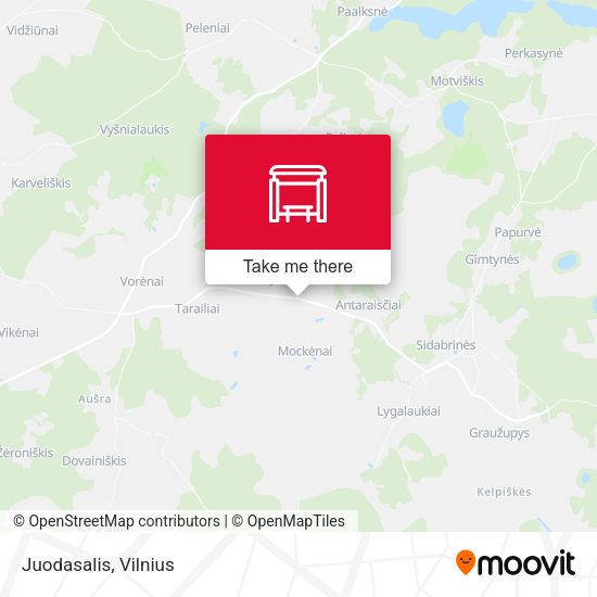 Карта Juodasalis