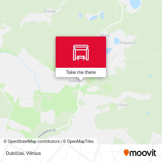 Карта Dubičiai