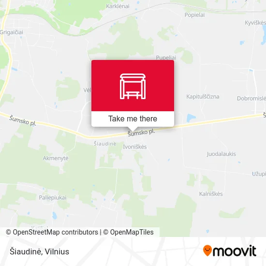 Карта Šiaudinė