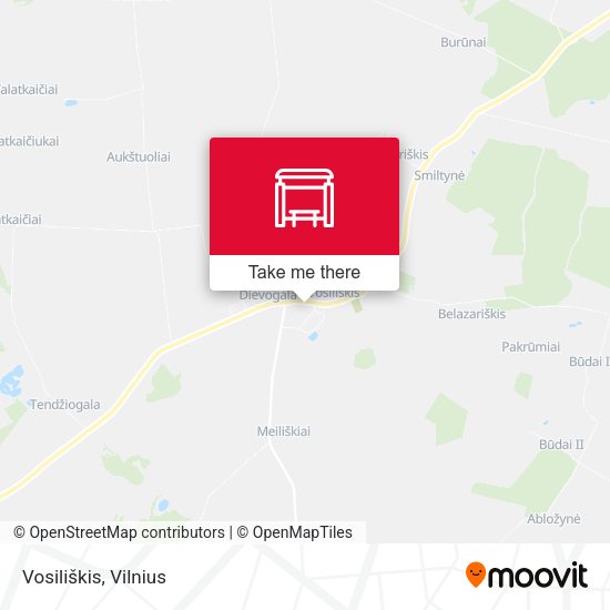 Карта Vosiliškis