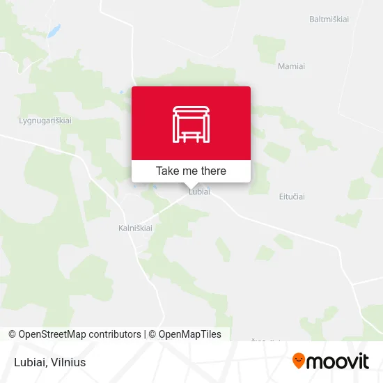 Карта Lubiai