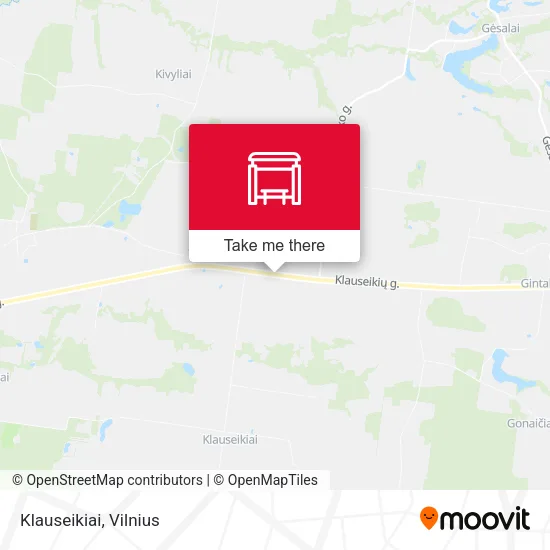 Карта Klauseikiai