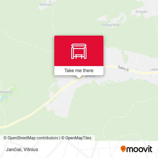 Карта Jančiai
