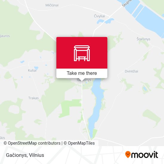 Карта Gačionys