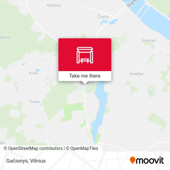 Карта Gačionys