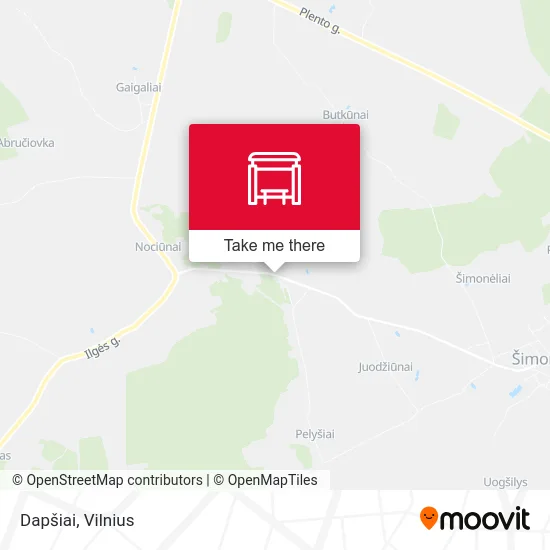 Карта Dapšiai