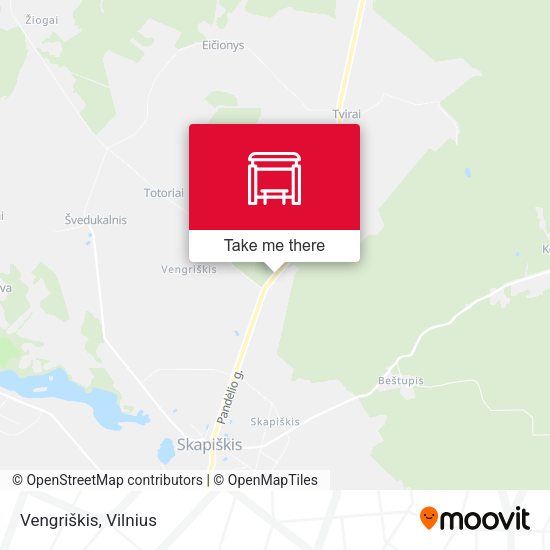 Карта Vengriškis