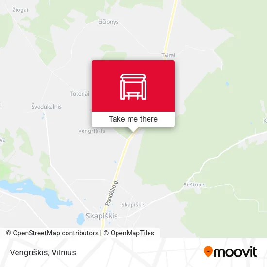 Карта Vengriškis