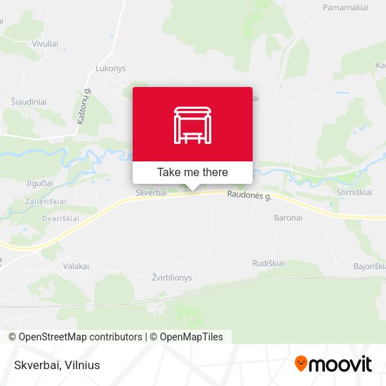 Карта Skverbai
